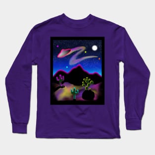 UFO Desert Party Long Sleeve T-Shirt